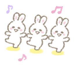 The soft bunny 2 sticker #11451428