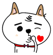 Shiba pi pi with chu chu sticker #11451714