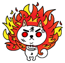 Shiba pi pi with chu chu sticker #11451716