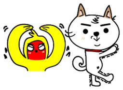 Shiba pi pi with chu chu sticker #11451719