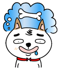 Shiba pi pi with chu chu sticker #11451723