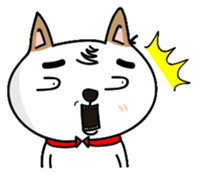 Shiba pi pi with chu chu sticker #11451726