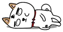 Shiba pi pi with chu chu sticker #11451730