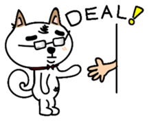 Shiba pi pi with chu chu sticker #11451732