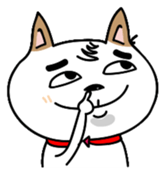 Shiba pi pi with chu chu sticker #11451733