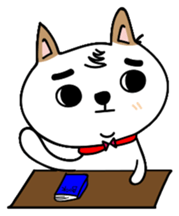 Shiba pi pi with chu chu sticker #11451735