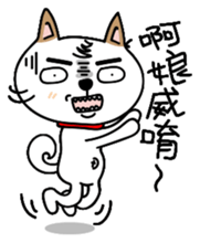 Shiba pi pi with chu chu sticker #11451737