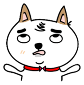 Shiba pi pi with chu chu sticker #11451749