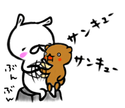 Brush rabbit 2! sticker #11451834