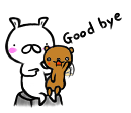 Brush rabbit 2! sticker #11451835