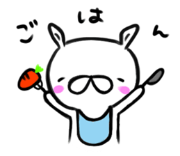 Brush rabbit 2! sticker #11451843