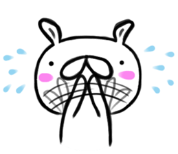 Brush rabbit 2! sticker #11451844