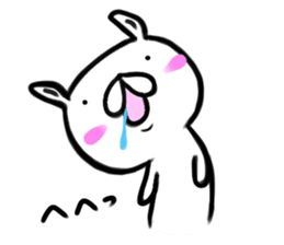 Brush rabbit 2! sticker #11451849