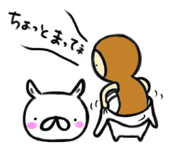 Brush rabbit 2! sticker #11451855