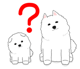 Gabu Gabu Samoyed "Mofuhachirou". sticker #11452210