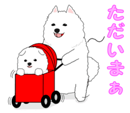 Gabu Gabu Samoyed "Mofuhachirou". sticker #11452226