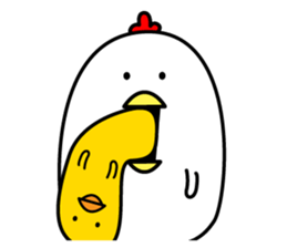 Maybe surreal bird2 sticker #11452752