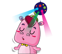 Lucky Red Heart Clover, Summer sticker #11452875