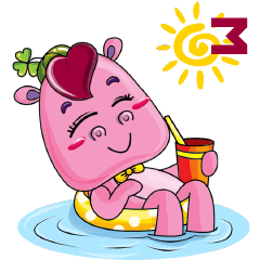 Lucky Red Heart Clover, Summer2