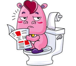 Lucky Red Heart Clover, Summer2 sticker #11453011