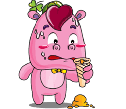 Lucky Red Heart Clover, Summer2 sticker #11453017