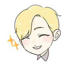 The Blonde Boy sticker #11453273