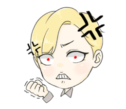 The Blonde Boy sticker #11453274