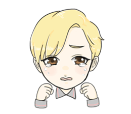The Blonde Boy sticker #11453275
