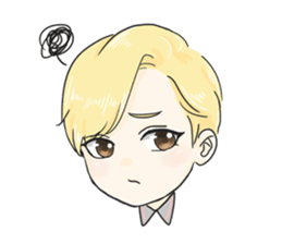 The Blonde Boy sticker #11453276