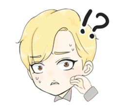 The Blonde Boy sticker #11453283