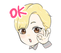 The Blonde Boy sticker #11453284