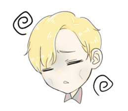 The Blonde Boy sticker #11453288