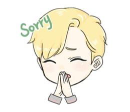 The Blonde Boy sticker #11453293