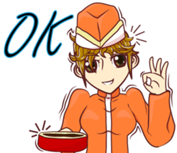 lady chef v.Eng/Isan sticker #11453874