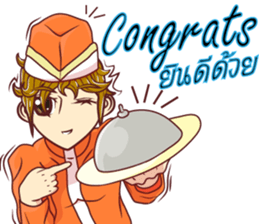 lady chef v.Eng/Isan sticker #11453886