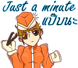 lady chef v.Eng/Isan sticker #11453888