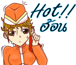 lady chef v.Eng/Isan sticker #11453891