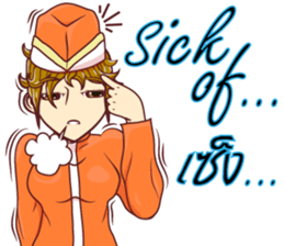 lady chef v.Eng/Isan sticker #11453894