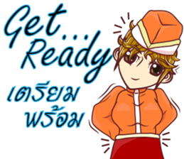 lady chef v.Eng/Isan sticker #11453899