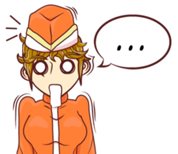 lady chef v.Eng/Isan sticker #11453907