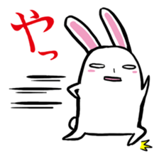 walleyed rabbit sticker #11454594