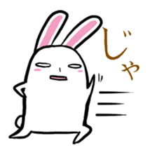 walleyed rabbit sticker #11454595