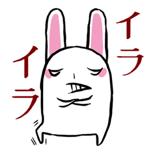 walleyed rabbit sticker #11454600