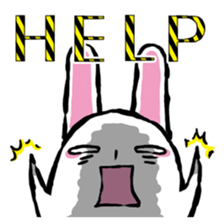 walleyed rabbit sticker #11454623