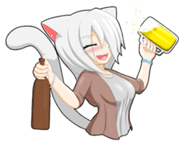 Cat of Bianco's sticker #11454641