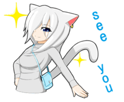 Cat of Bianco's sticker #11454664