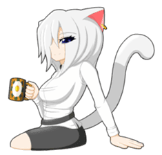 Cat of Bianco's sticker #11454669