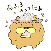 Chata of chowchow dog 3 sticker #11454824