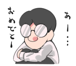 Shachiku and Mr. Aoki/System Engineer sticker #11455682
