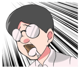 Shachiku and Mr. Aoki/System Engineer sticker #11455691